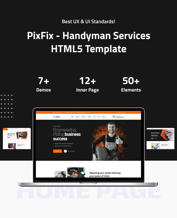 PixFix - Handyman Services HTML5 Template