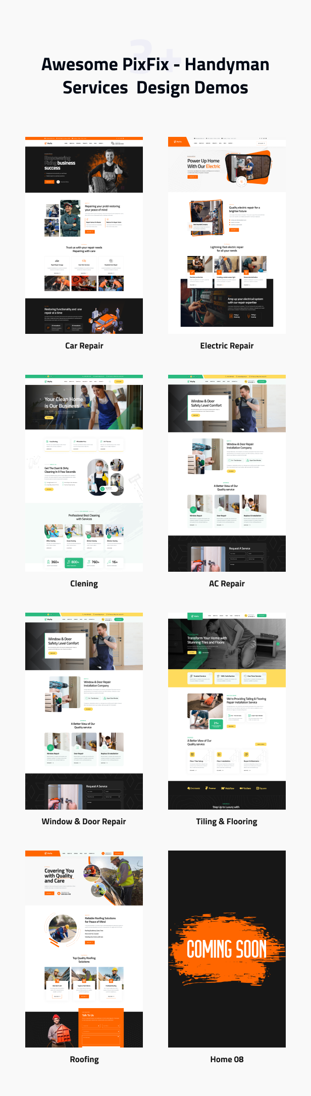 PixFix - Handyman Services HTML5 Template